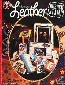 Genuine Leather Rubber Stamp