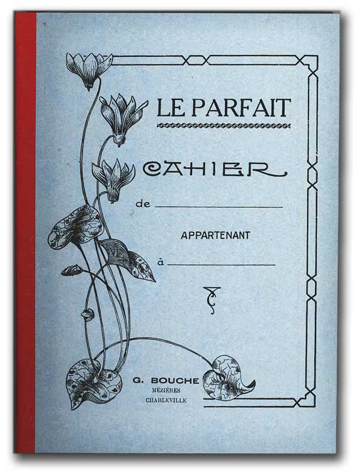 French Journal Diary Parfait Flower Unlined Blank Book
