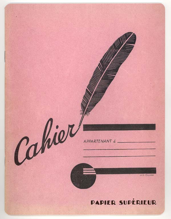 Pink Feather Lined Journal