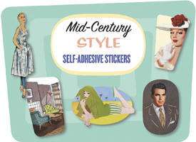 Mid-Century Style Sticker Packet