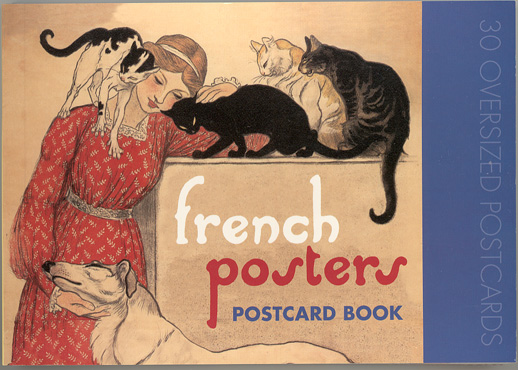 FRENCH POSTERS Postcard Book Art Nouveau