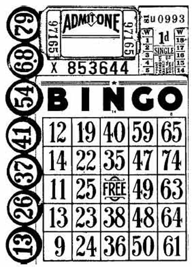 Tim Holtz ATC-Size Cling Mounted Stamp Games