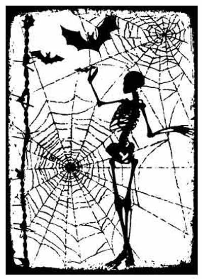 Tim Holtz ATC-Size Cling Mounted Stamp X-Ray