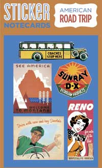 Sticker Notecard ROAD TRIP