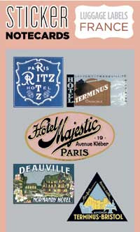 Sticker Notecard FRANCE