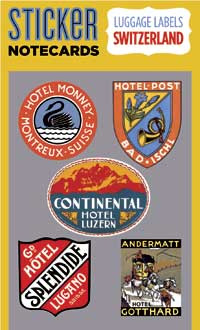 Sticker Notecard SWITZERLAND